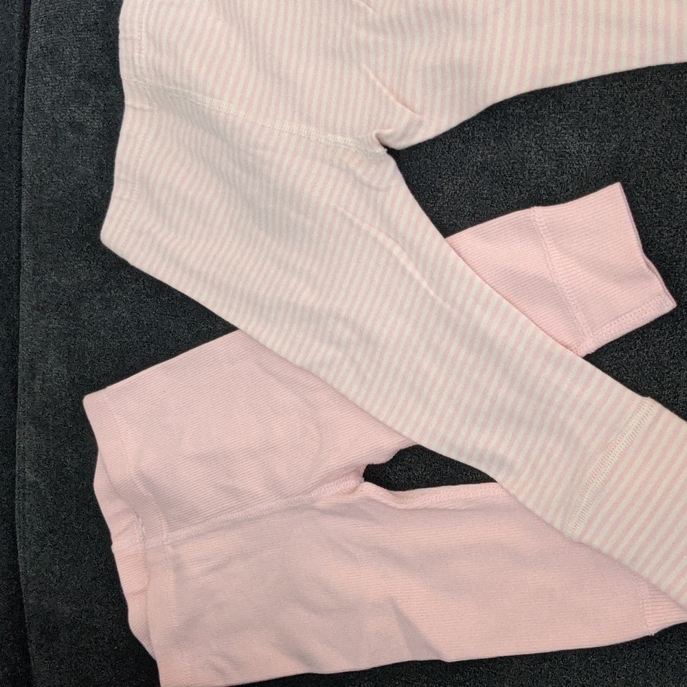 Organic Hanna Andersson Lot. 2 Pink bodysuit &;pants sets! 70-75cm 12 months - Picture 4 of 5